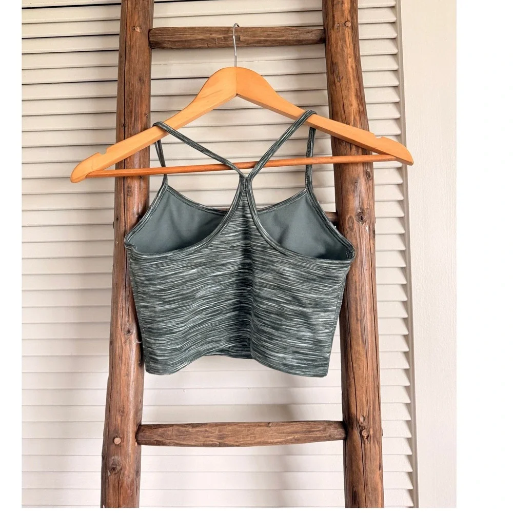 OFFLINE‎ by Aerie Hugger Recharge Sports Bra XS Green Space Dye